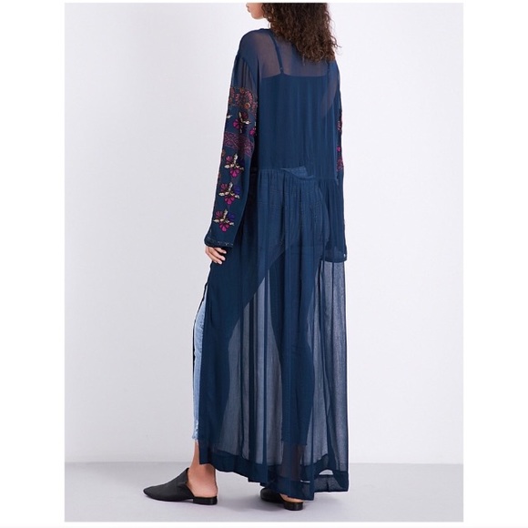 Free People Floral Maxi Top. - Picture 4 of 5